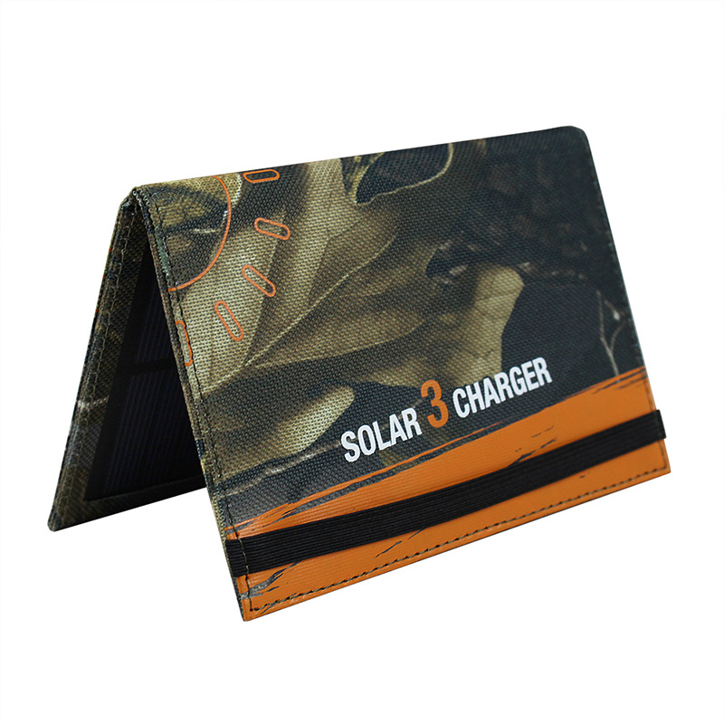 3watt foldable solar bag charger with voltage controller can directly charge iphone EM-303B