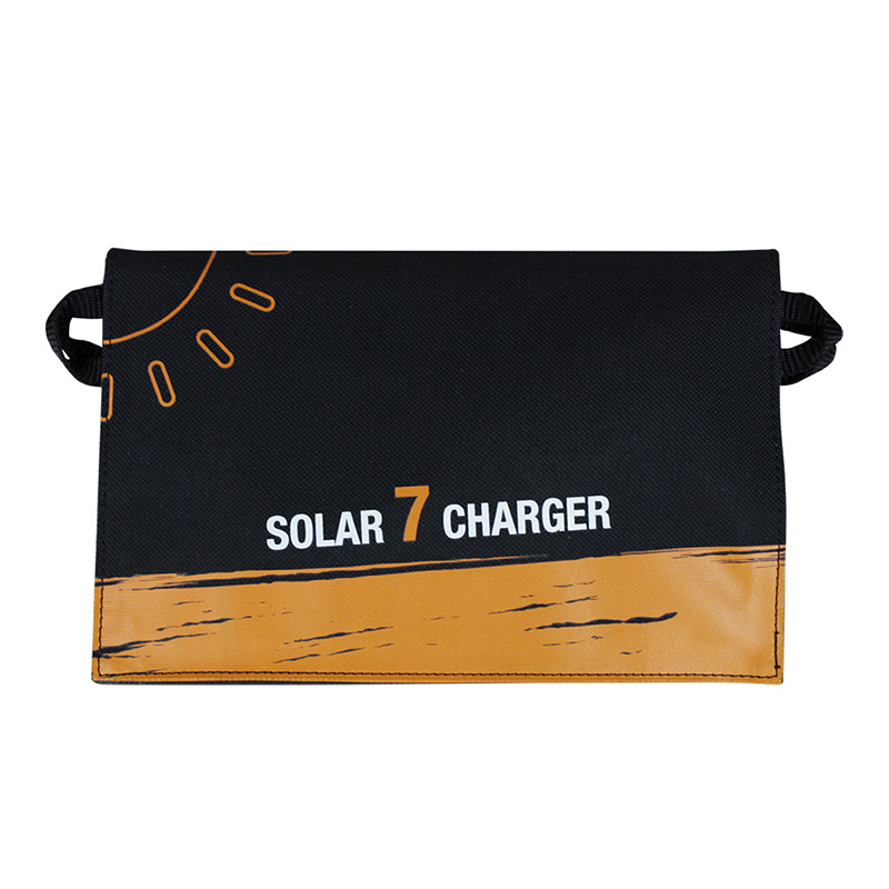 7watt monocrystalline solar bag charger with USB controller EM-707B