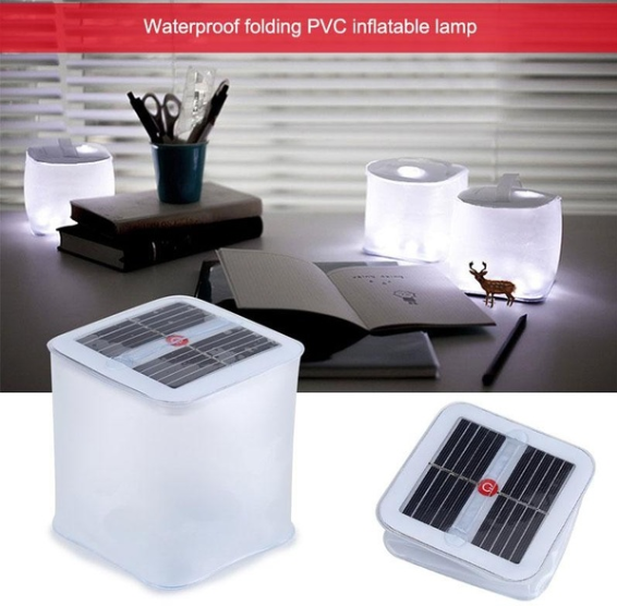Solar waterproof folding PVC inflatable lamp EM-SL20